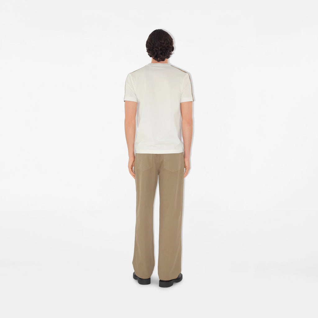 Burberry Check Trim Tee