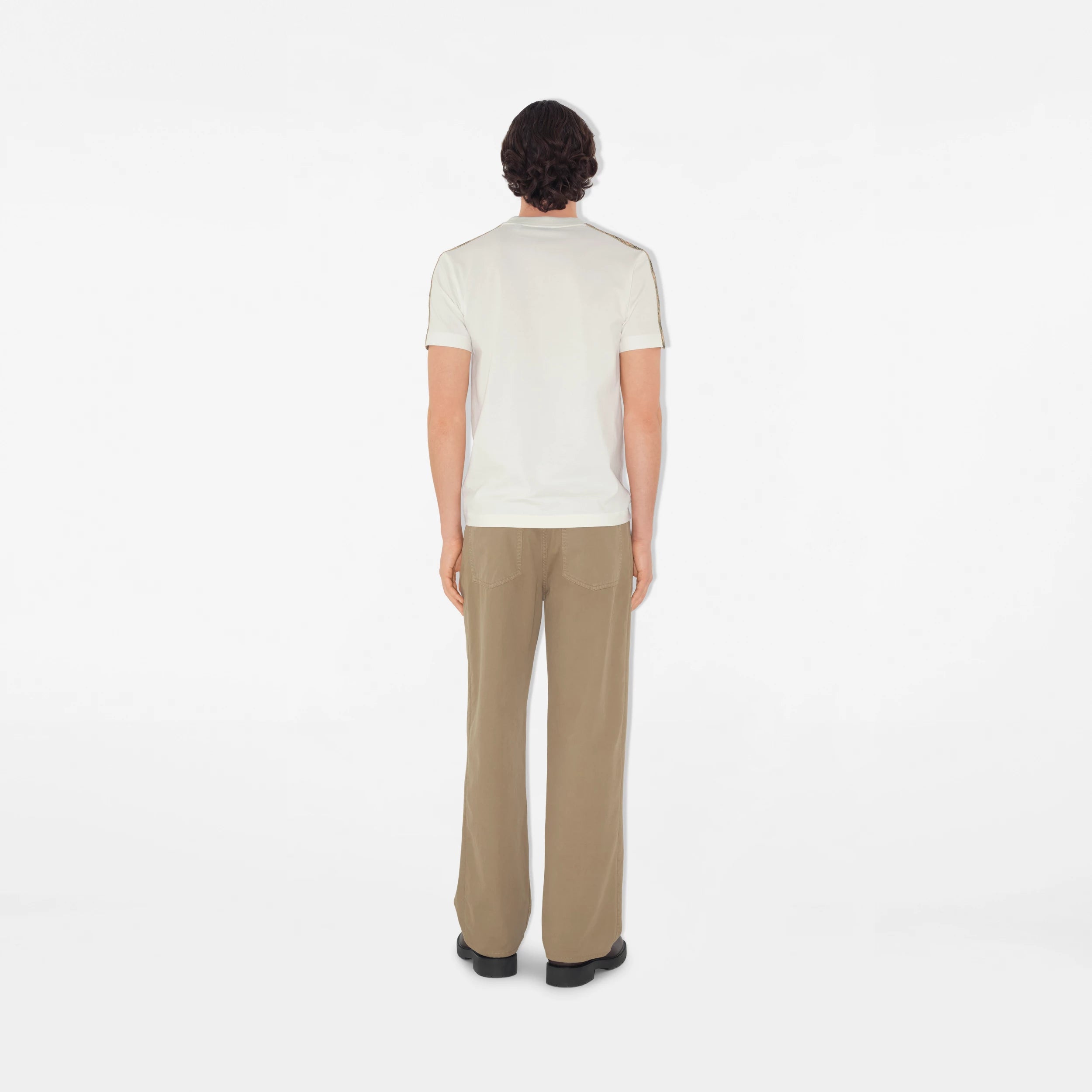 Burberry Check Trim Tee