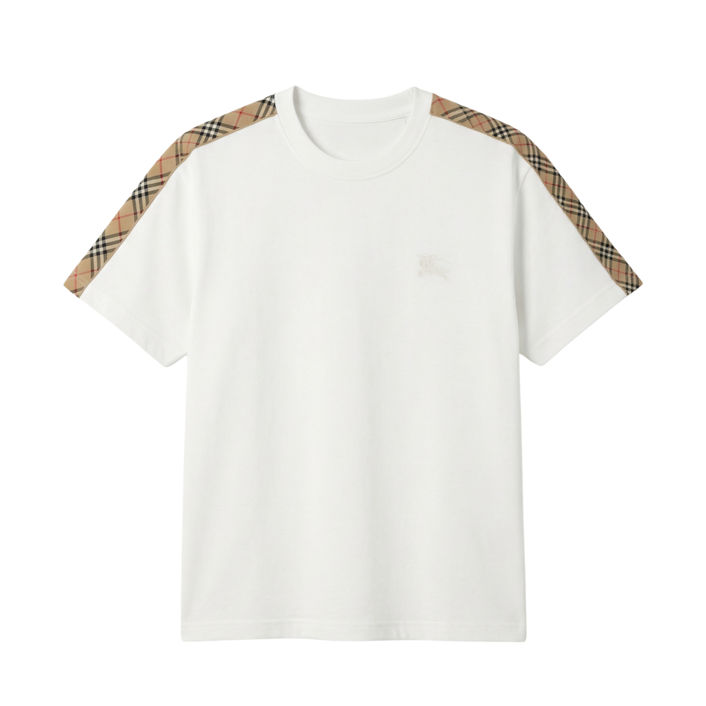 Burberry Check Trim Tee
