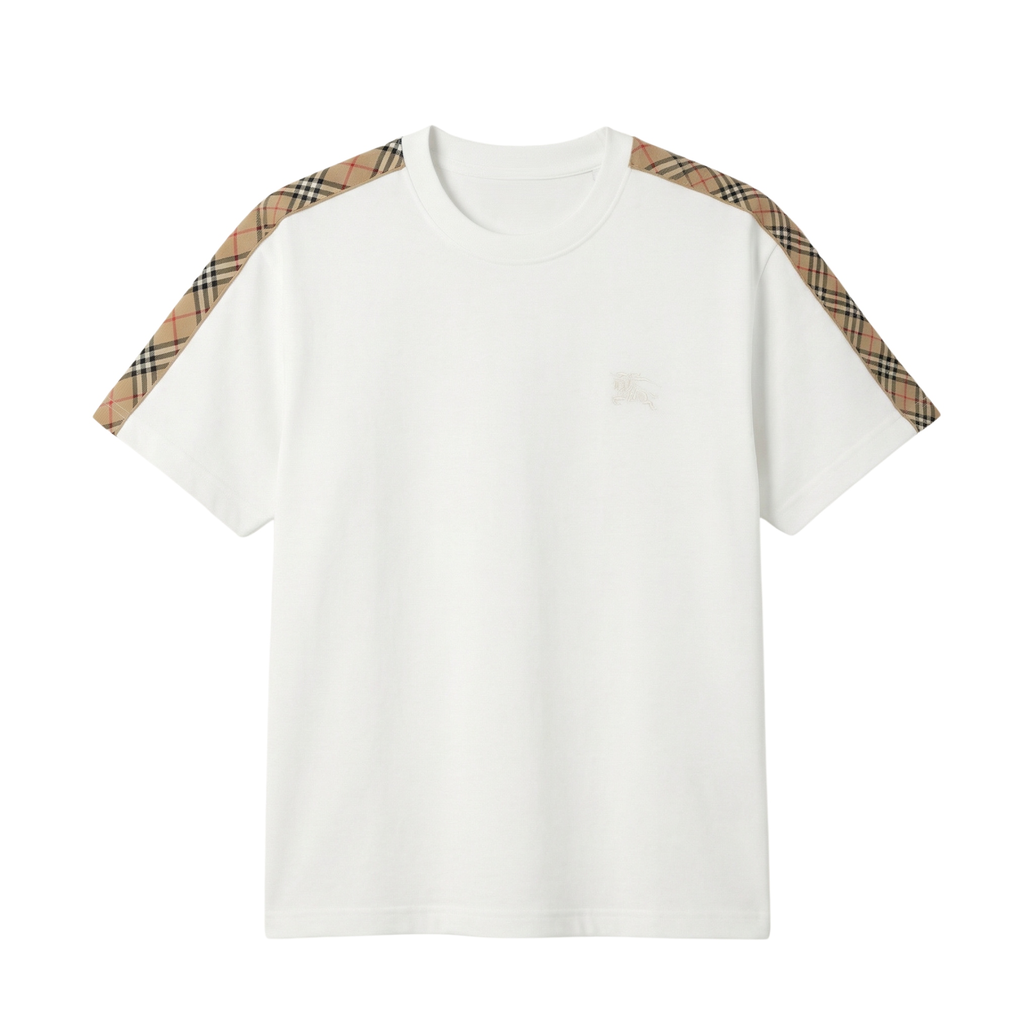 Burberry Check Trim Tee