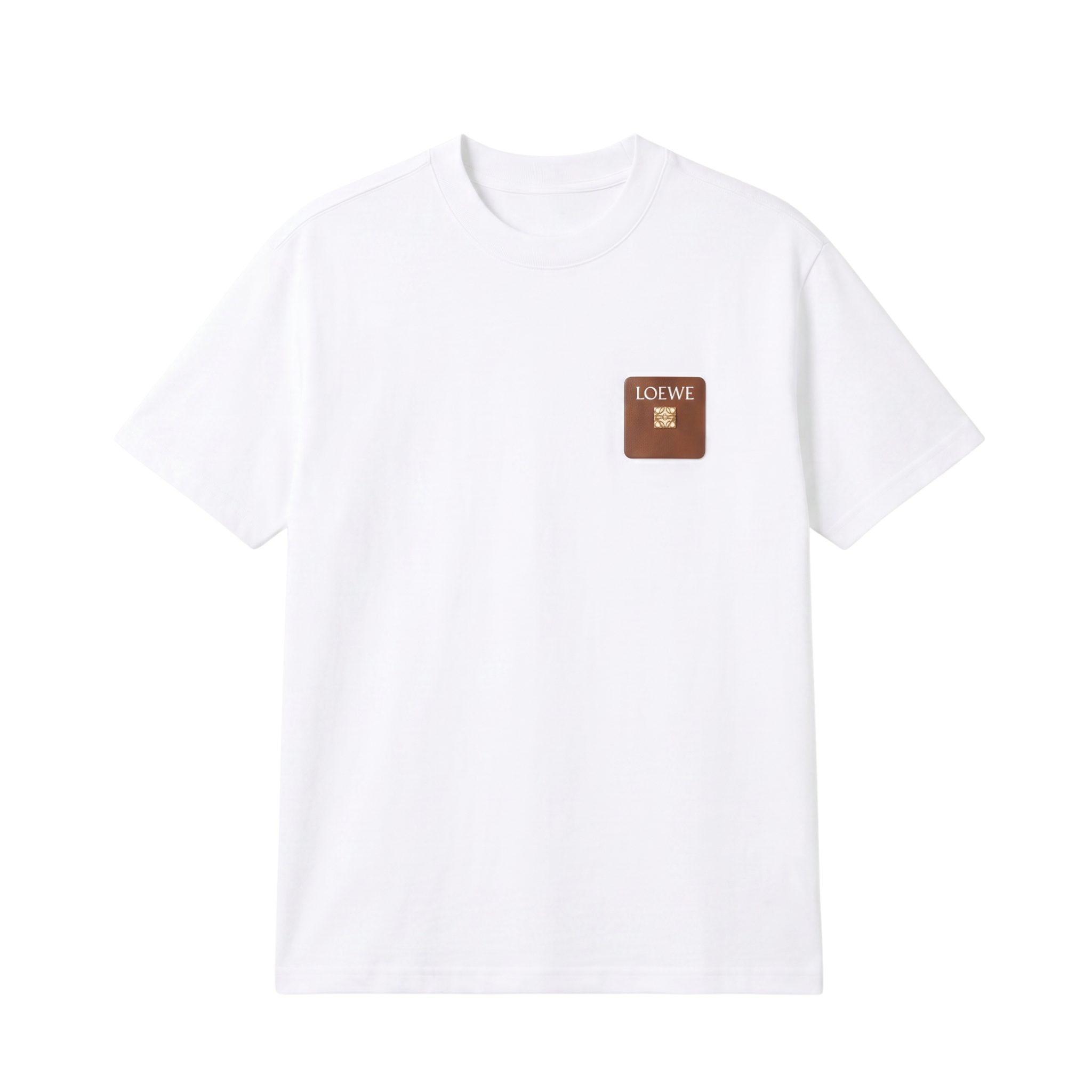 LOEWE Leather Patch Anagram Tee