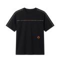 Loro Piana Embroidered Crest Piping Tee