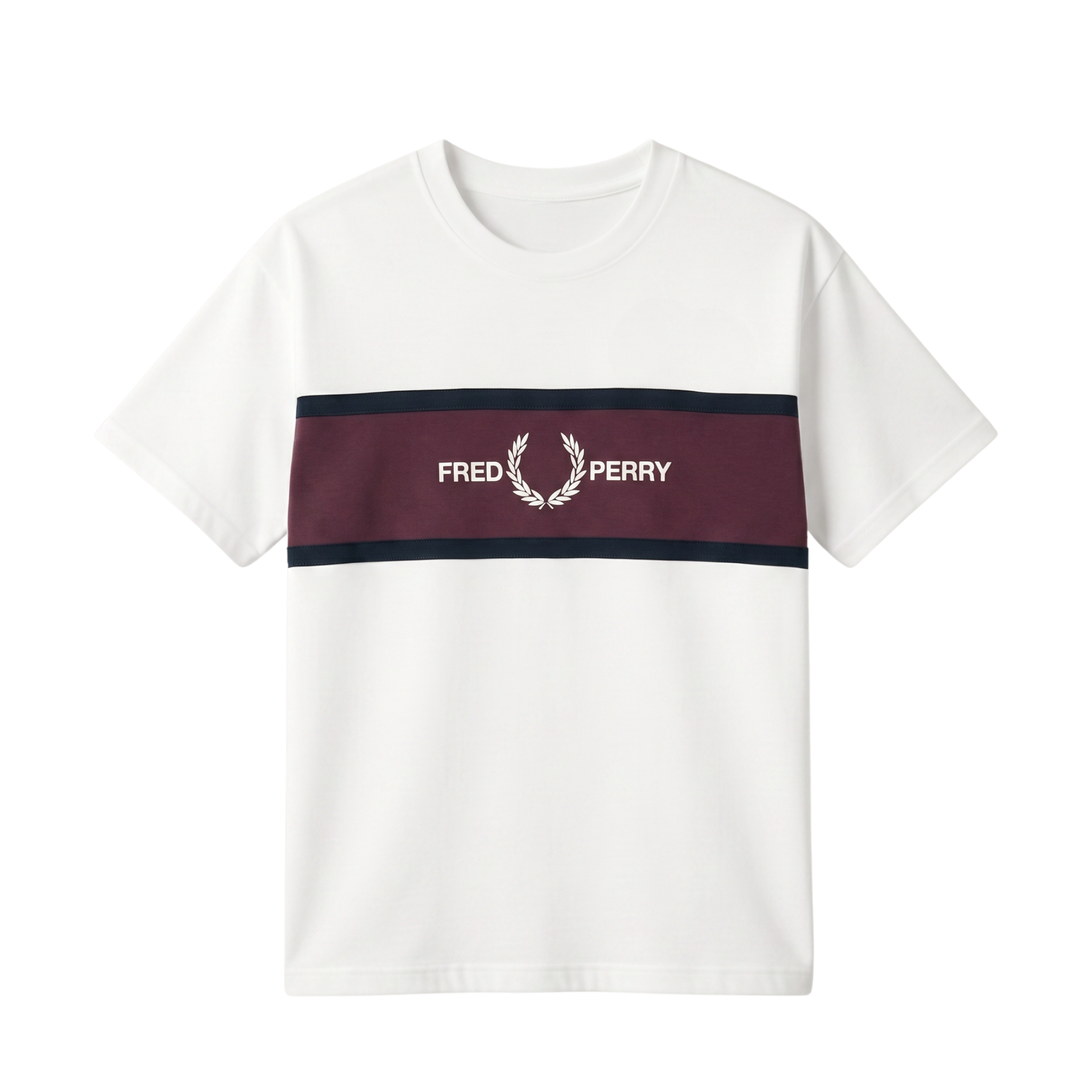 Fred Perry Embroidered Panel Tee